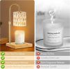 Candle Warmer Lamp, Glass Electric Wax Melter Lamp with Timer & Dimmer